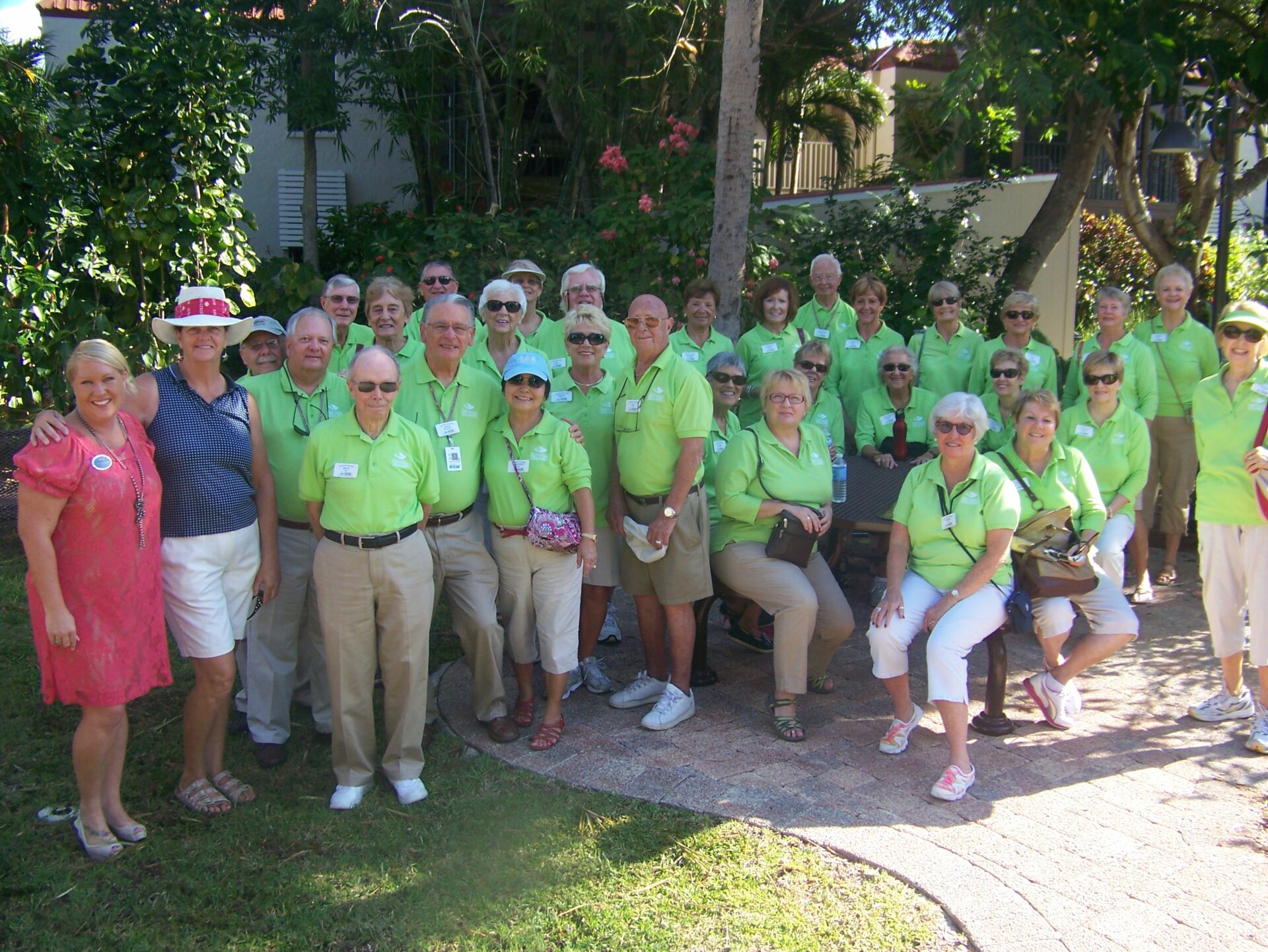 Group Photo at Sanibel Moorings Resort